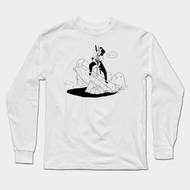 Sword in the stone Long Sleeve T-Shirt by Jen